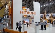 Hitachi stand at Aimex, Sydney